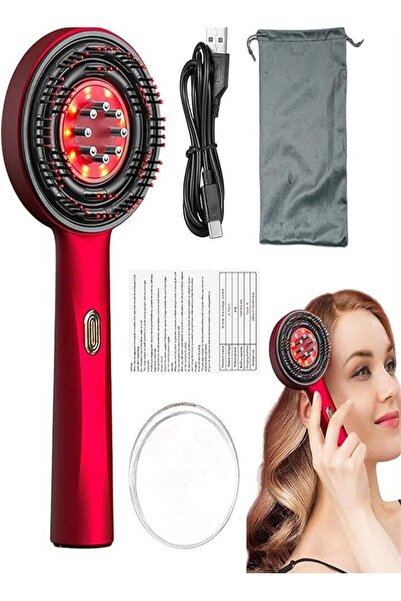 PopZa comb with red light therapy scalp brush for hair growth and anti-hair loss liquid massager