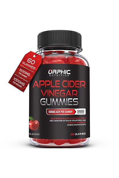 Orphic Nutrition Apple Cider Vinegar Gummies – 1000mg with Vitamin B12, Beetroot & Pomegranate