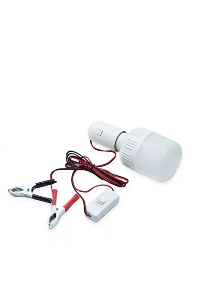 Generic 12V LED flashlight, designed for battery use. Suitable for travel, camping, and cars.