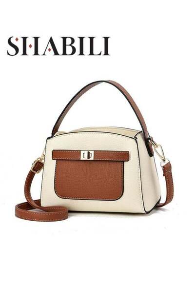 SHABILI Women's Fashion Luxury Shoulder Bags, Ladies Designer Contrast Color ...