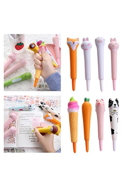 Generic Soft ballpoint pens, squishy pressure pen, large toy pens for stress relief, 2 pieces