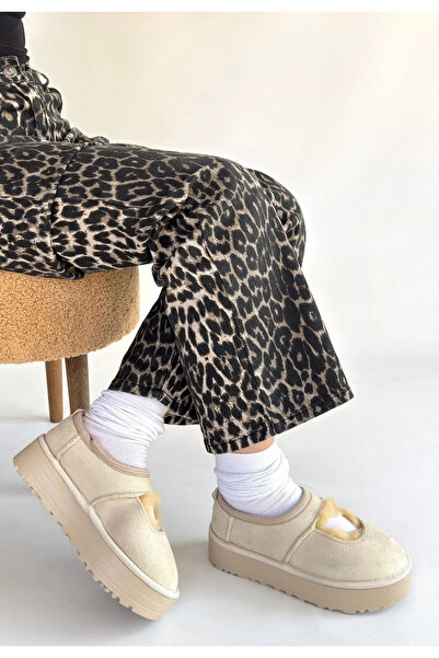 alluria Μπότες Carren Beige Suede