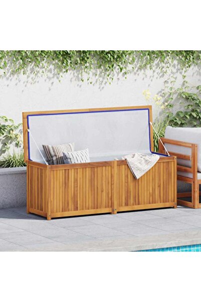 vidaxl Garden Box 150x50x55 cm Solid Wood Teak