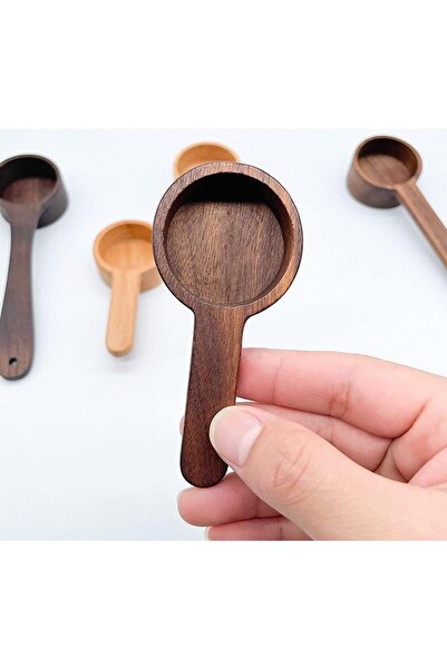 COOYA Coffee Spoons, Wooden Tablespoon Scoop, Wooden Coffee Ground Spoon, Measuring for Ground Beans