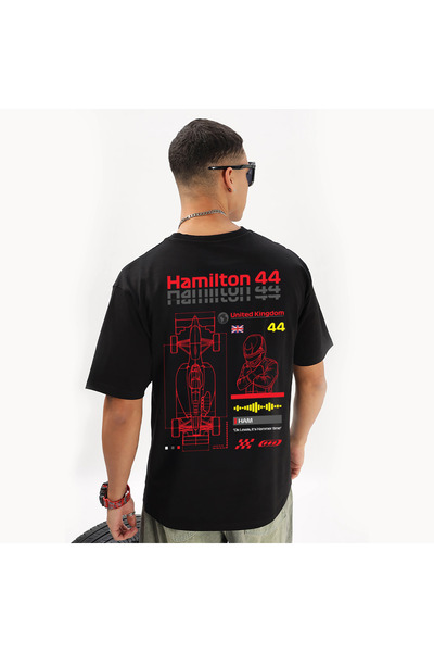 l'eivor تي شيرت مطبوع بتصميم تفاصيل الطيار للجنسين من Formula 1