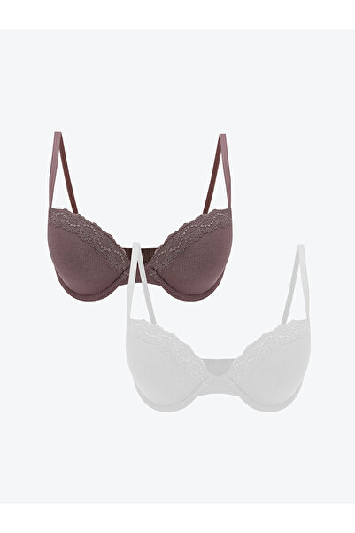 LC Waikiki Underwire Unpadded Lace Detailed T-Shirt Bra