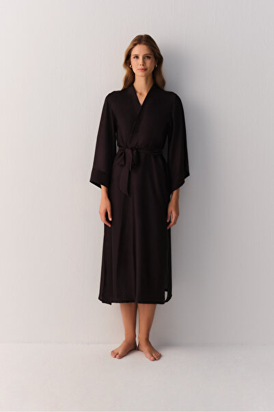 SUWEN Αιθερέλαιο μακρύ φόρεμα