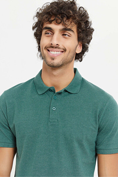 REDTAG Sage Green Polo Shirt