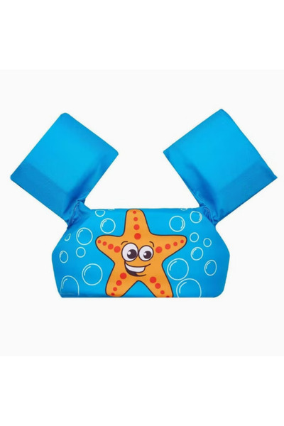 COOYA Swimming Arm bands Float Vest, Swimming Float Vest, Swim Training Jacket(BLUE)