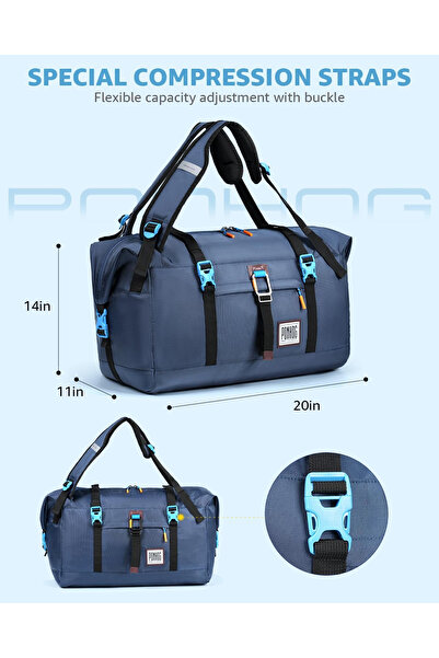 OEM Spacious 40 L sports bag, ideal for travel, gym, swimming