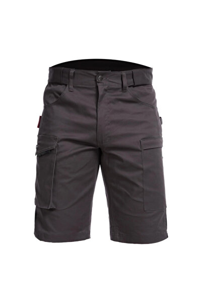 OEM Men's multi-pocket work shorts, gray, L