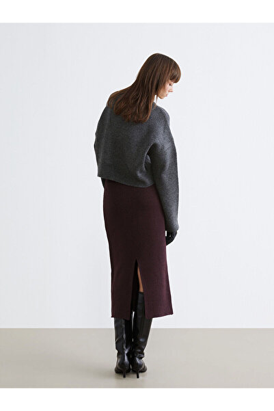 LC Waikiki Elastic Waist Knitted Skirt