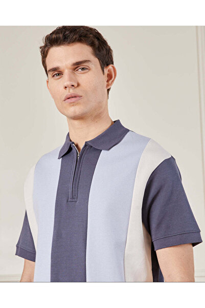 REDTAG Men Multicolour Short Sleeved Polo Shirt