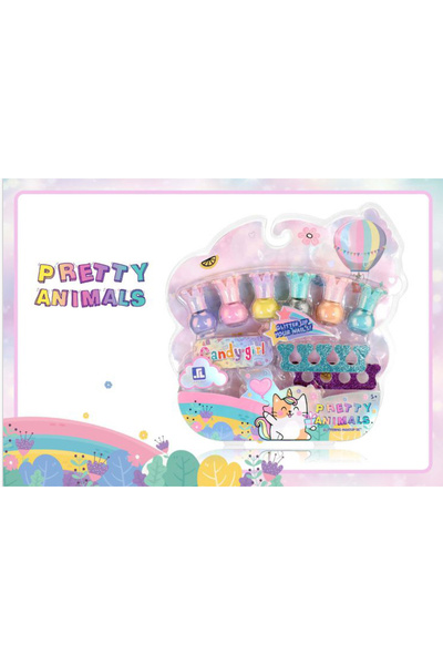 Krista Set manichiură și accesorii pentru unghii, Animale drăguțe