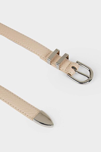 DeFacto Γυναικεία οβάλ αγκράφα από συνθετικό δέρμα 2 τεμαχίων casual ζώνη F3361AXNS