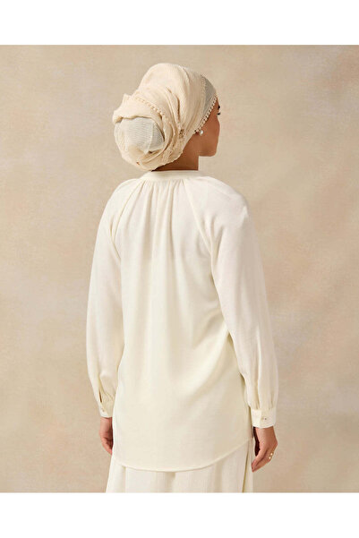 REDTAG Women White Front Ruffle Blouse