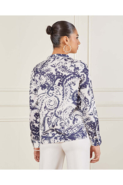 REDTAG Women White Printed Casual Blouse