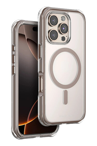 ONEGIF غطاء ماج سيف لهاتف آيفون 16 برو من ديرندز - (94030) تيتانيوم صحراوي