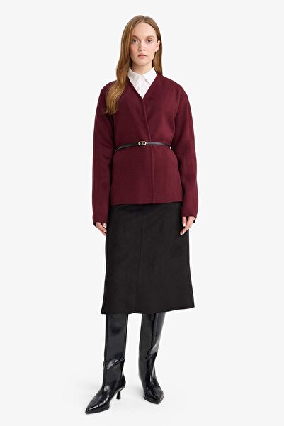 DeFacto A-Line Suede Skirt G3864Ax25Wn