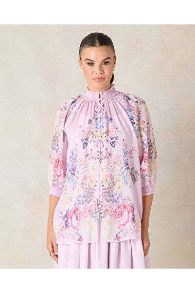 REDTAG Women Pink Printed Blouse