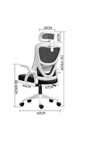 WAKYME Gaming/Office Chair,Ergonomic High Back DeskChair Mesh with Adjustable Headrest Swivel Armrest