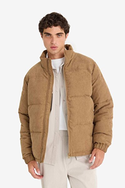 DeFacto Regular Fit Dik Yaka Fermuarlı İç Cepli Mont E9246AX25WN