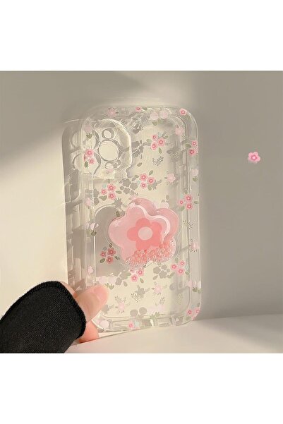 fulina Case for iPhone 16 Pro Max 6.9", TPU Protective Case, Durable, Colorful Floral Pattern, Pink