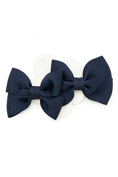 Lika Lika5 Baby Girl - Children's Dress-Up Clip-On Two-Piece Bow Buckle, Domestic Production, Handmade