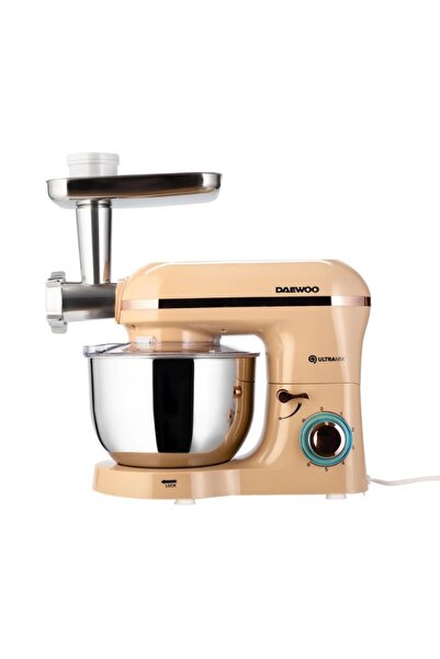 Daewoo Mixer with bowl DHM200MGC, 2000 W, 5.5 l, chopper accessory, chopping 1.2 kg/min, Cream