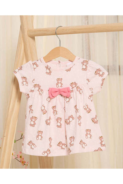 REDTAG Infant Girls Pink Printed Blouse