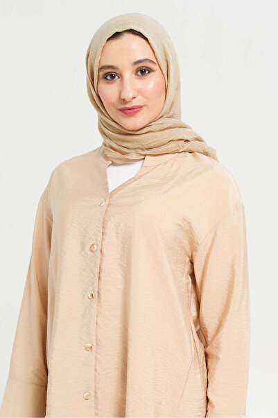 REDTAG Cream Button Down Tunic