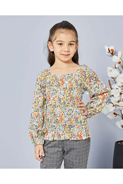 REDTAG بلوزة مطبوع متعددة الألوان للبنات