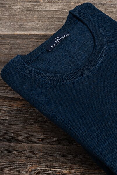 Woolen World Crew Neck Oversize (Large Size) Wool Knitwear Sweater