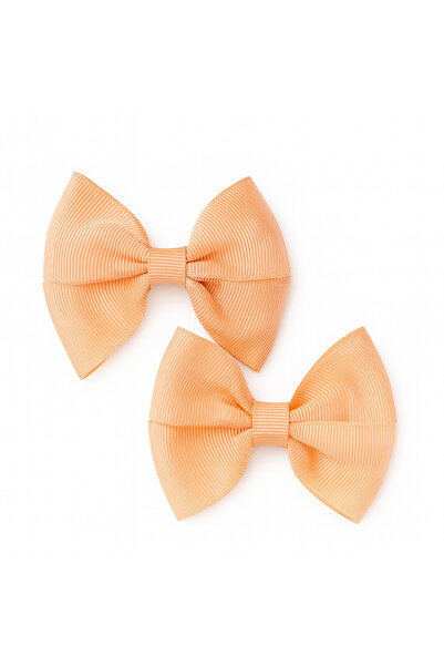 Lika Lika5 Baby Girl - Children's Dress-Up Clip-On Two-Piece Bow Buckle, Domestic Production, Handmade