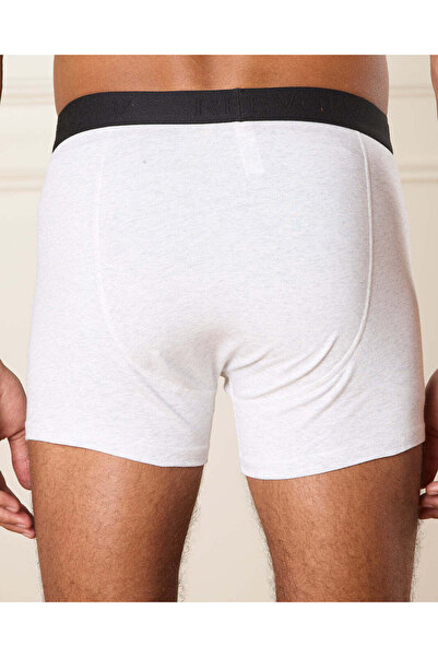 REDTAG Men White And Green Boxers Set (Pack of 2)