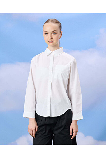 REDTAG Senior Girls White Shirt