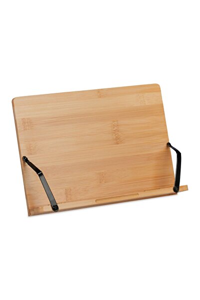 Relaxdays Βάση βιβλίου από μπαμπού, 2 ρυθμιζόμενα μπράτσα, πτυσσόμενη, 3,5 x ...