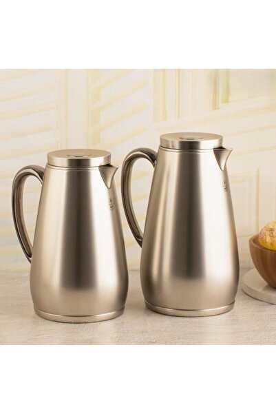 Generic Handa Thermos Set from Al Saif Steel, High Quality, New Design, 1/0.75 Liter Size