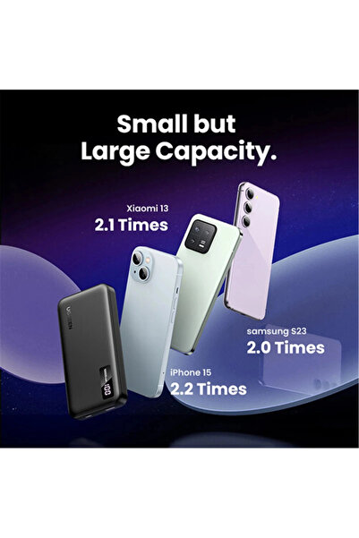 Ugreen PowerBank Two-Way Fast Charging USB-C Port and USB Port 10000mAh - Black