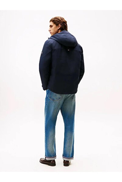 Tommy Hilfiger Tech Hooded Short Padded Jacket Men's Coat Mw0Mw41363