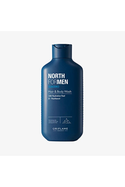 Oriflame North for Men Subzero 3-in-1 Shampoo & Shower Gel (Activated Charcoal) 250 ml