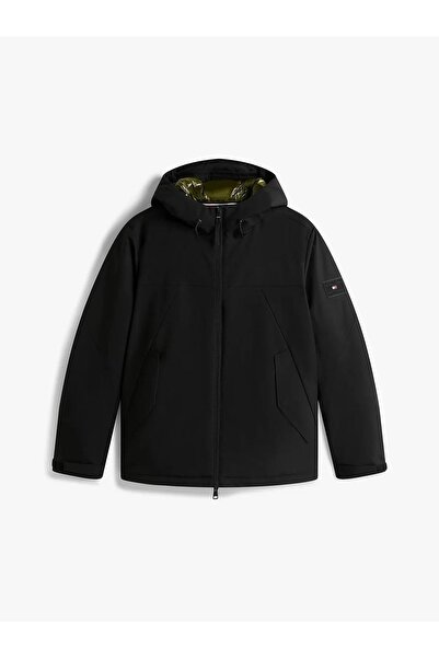 Tommy Hilfiger Tech Hooded Short Padded Jacket Men's Coat Mw0Mw41363