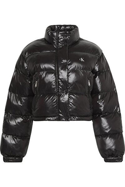 Calvin Klein Shine Crop Puffer Jacket Women's Coat Lv047D504Gub1