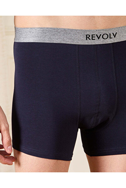 REDTAG Men Navy And Grey Hipster Brief Set (Pack of 2)