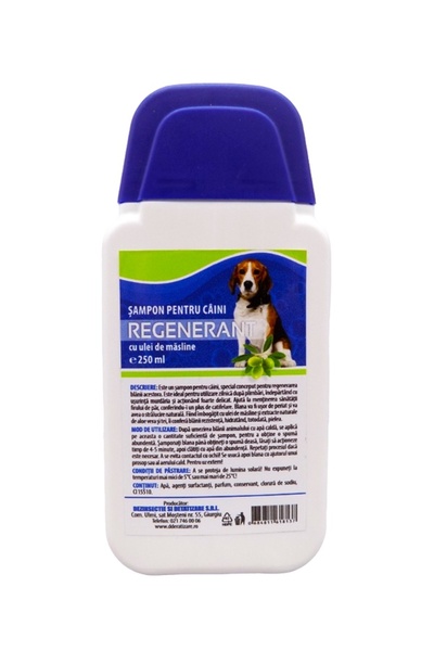 Pestmaster Sampon Regenerant cu Ulei de Masline pentru Caini, 250 ml