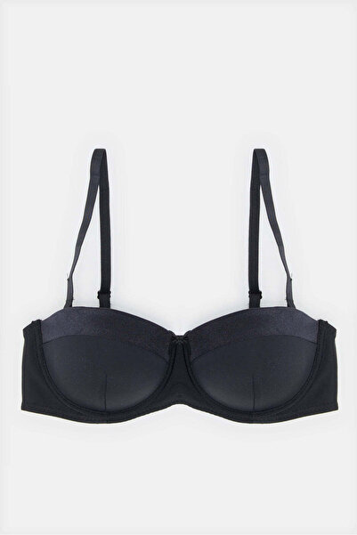 REDTAG Women Assorted Solid Padded Balconette Bra (Pack of 3)