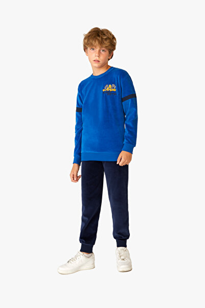 Elsima Men's Waiter Boy Velvet Pajama Set