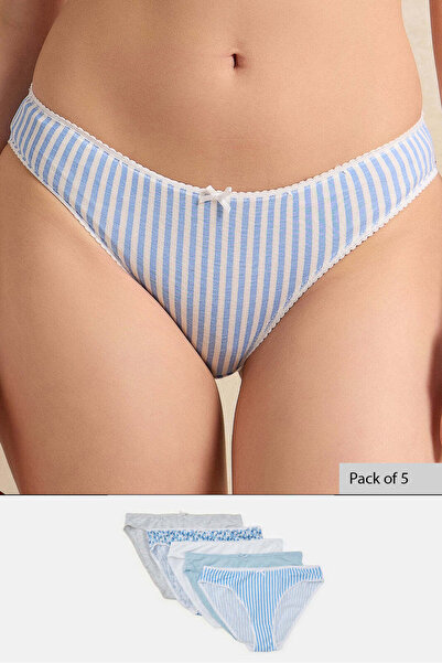 REDTAG Women Assorted Boyleg Brief Set (Pack of 5)