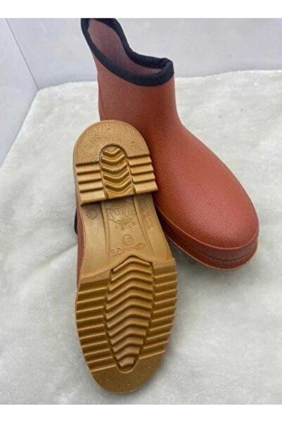 Özva Улаш Помаранчеві Креп Садові Короткі Гумові Чоботи - Помаранчеві - 43 - ST02264-TURUNCU-43