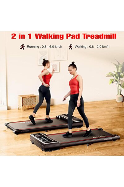 SKY LAND Compact Walking Pad EM-1306 Ultra Slim Treadmill for Home & Office use with LED & Remote Control